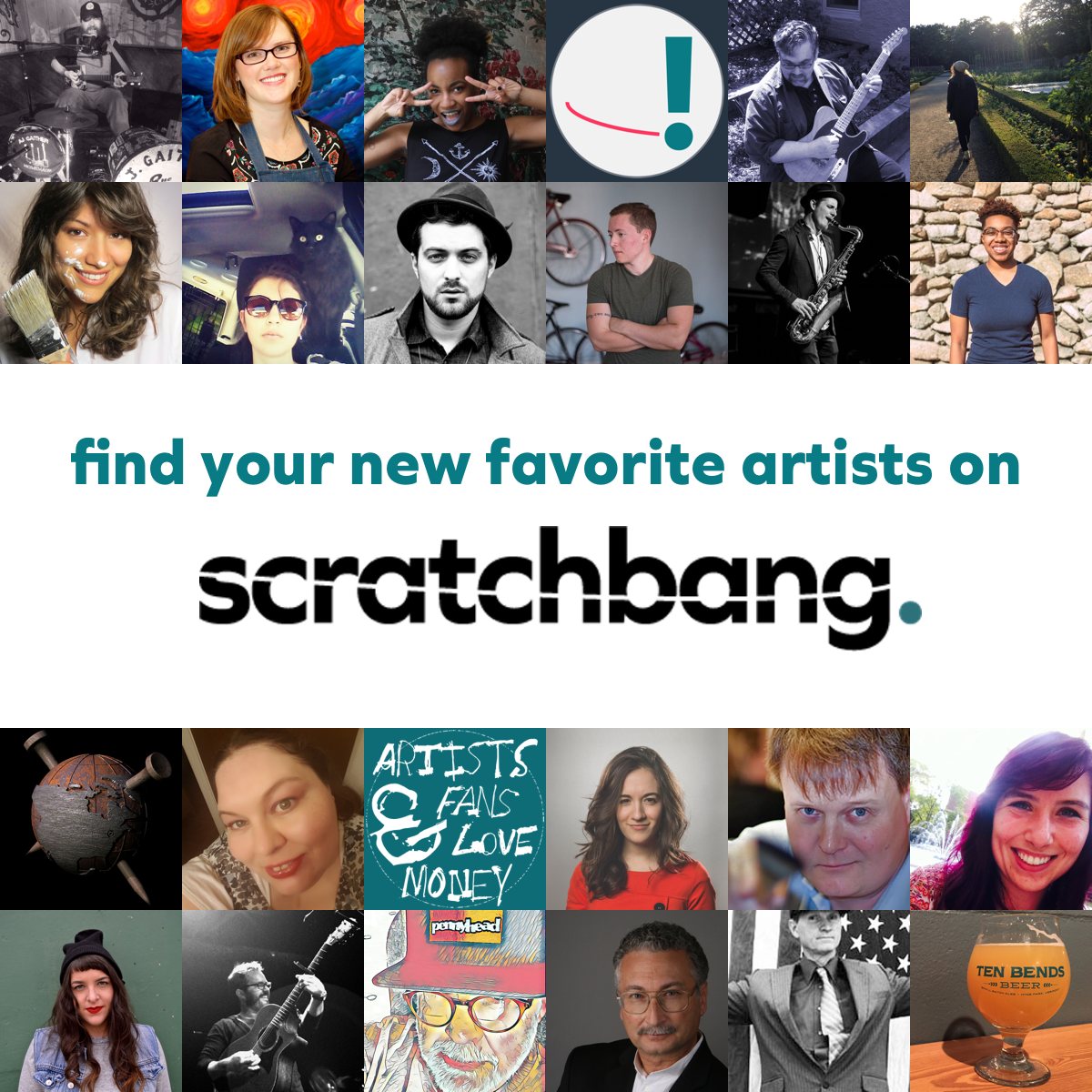 find your new favorite artists on ScratchBang